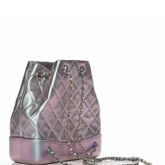 CHANEL Iridescent Quilted Gabrielle Backpack - Picture 6 of 9